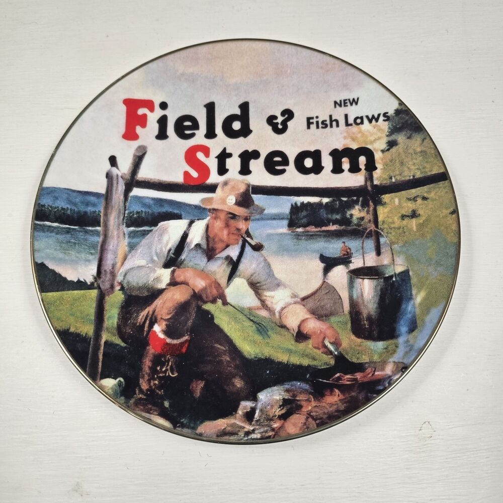 Field & Stream, 8”Plate, August 1940 Cover, Plate #279 A, The Hadley Collection